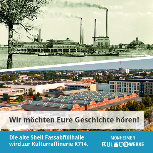 Alte Shell-Fassabfüllhalle in Monheim am Rhein: Zeitzeuginnen und -zeugen gesucht
